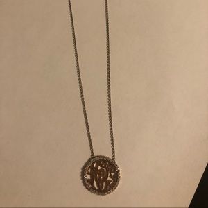 Rose gold chain with love pendant